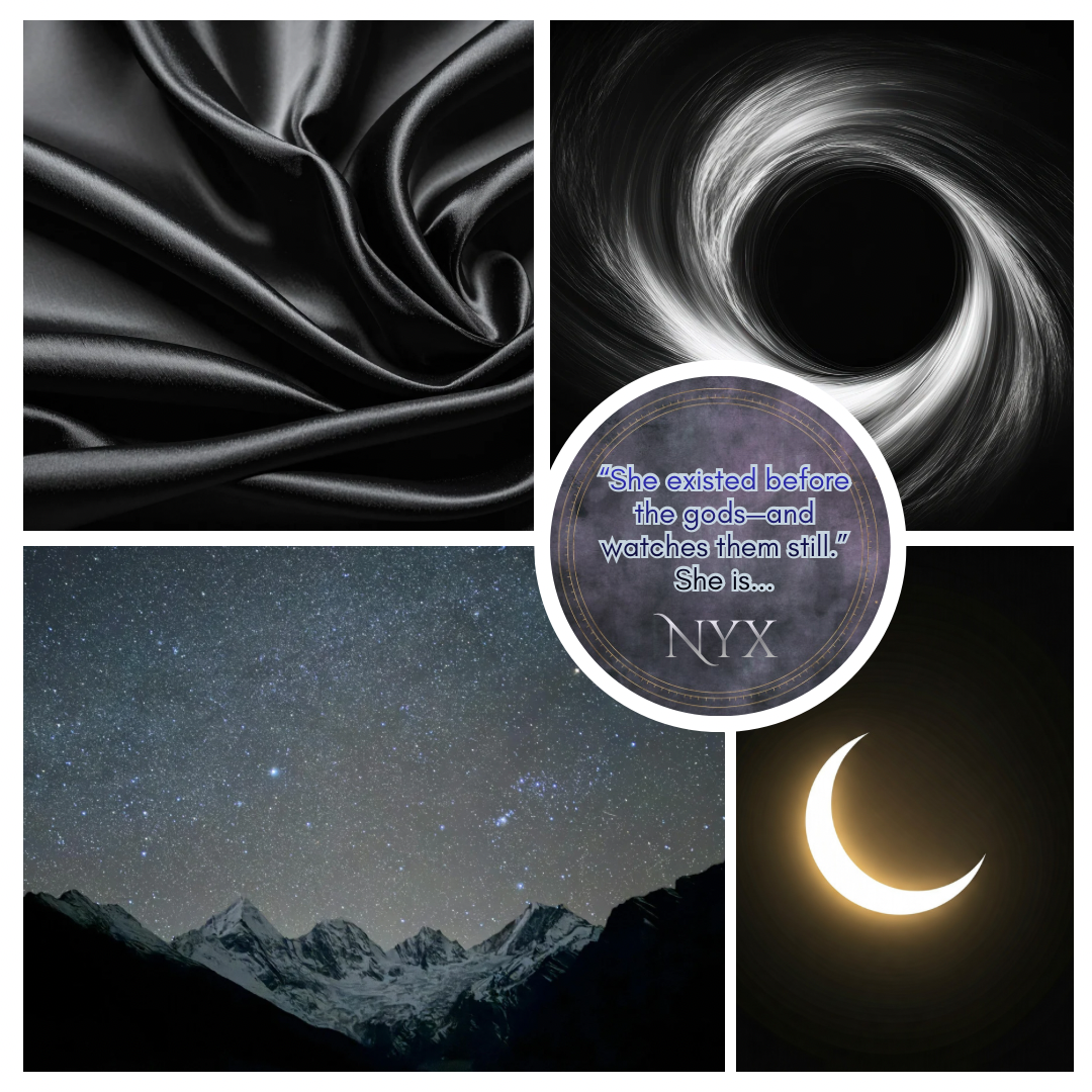 Nyx Devotional Charm – Goddess-Inspired Crystal Necklaces | Altar Talisman | Traveling Altars for Daily Connection & Devotion