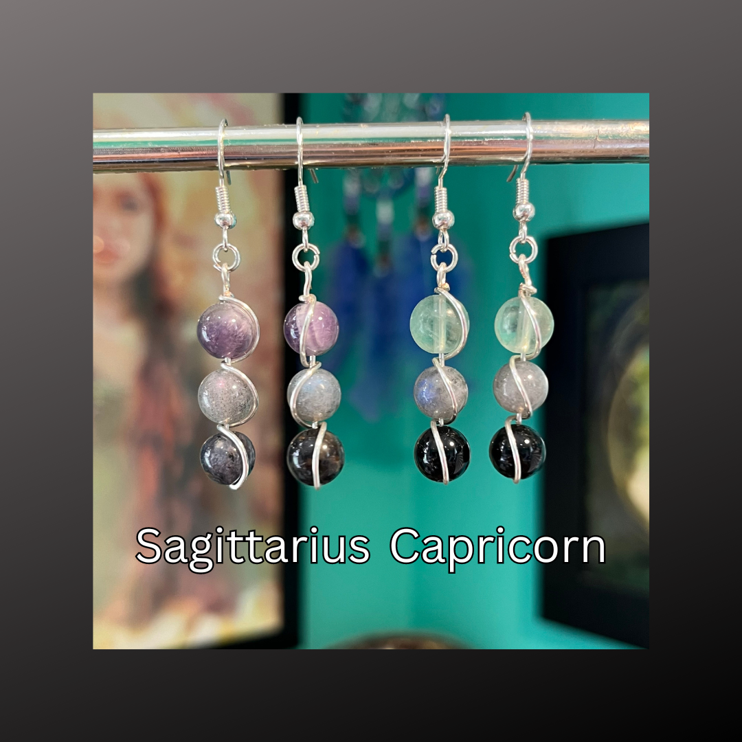 Zodiac Crystal Earrings
