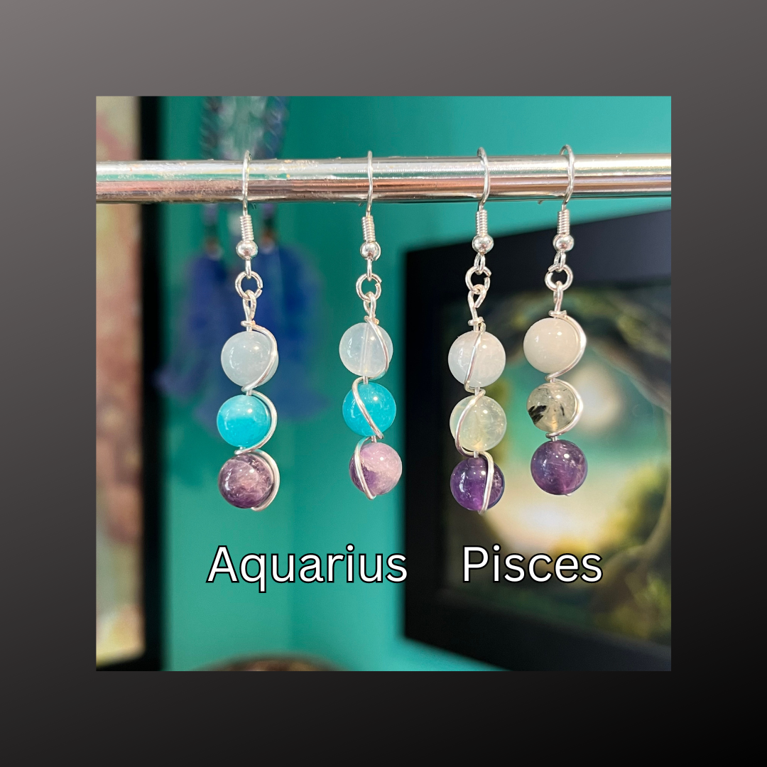 Zodiac Crystal Earrings