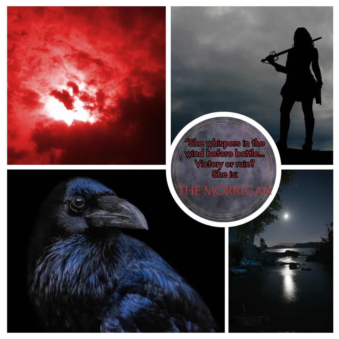 The Morrigan Devotional Charm – Goddess-Inspired Crystal Necklaces | Altar Talisman | Traveling Altars for Daily Connection & Devotion