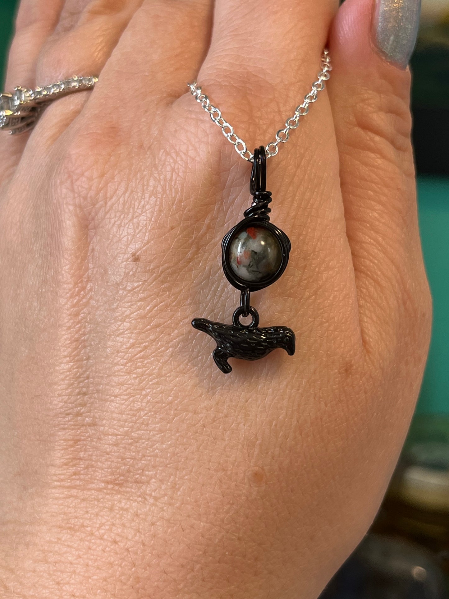 The Morrigan Devotional Charm – Goddess-Inspired Crystal Necklaces | Altar Talisman | Traveling Altars for Daily Connection & Devotion