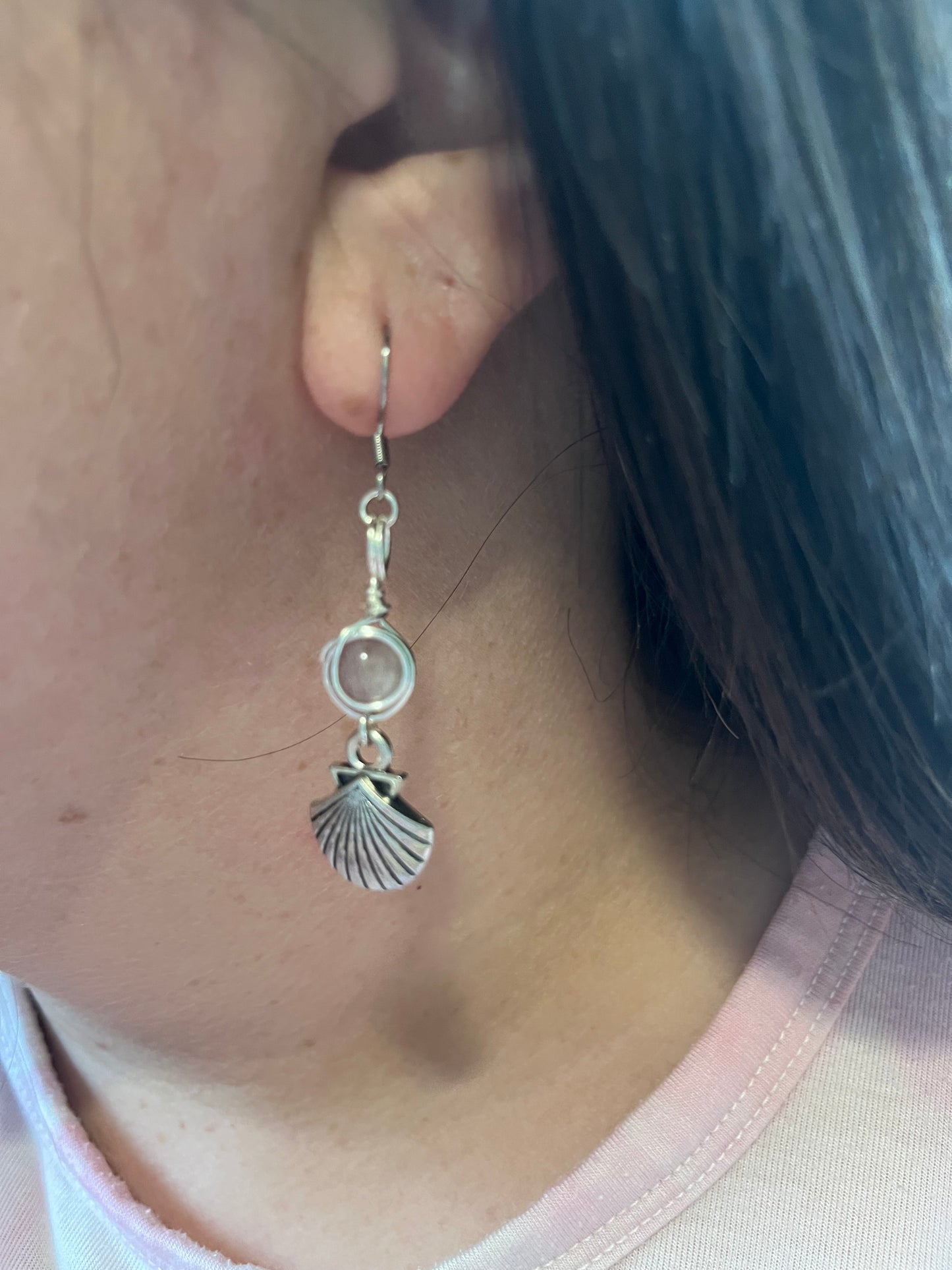 Aphrodite Goddess Earrings – Devotional Crystal & Charm Jewelry – Hypoallergenic Witchy Earrings
