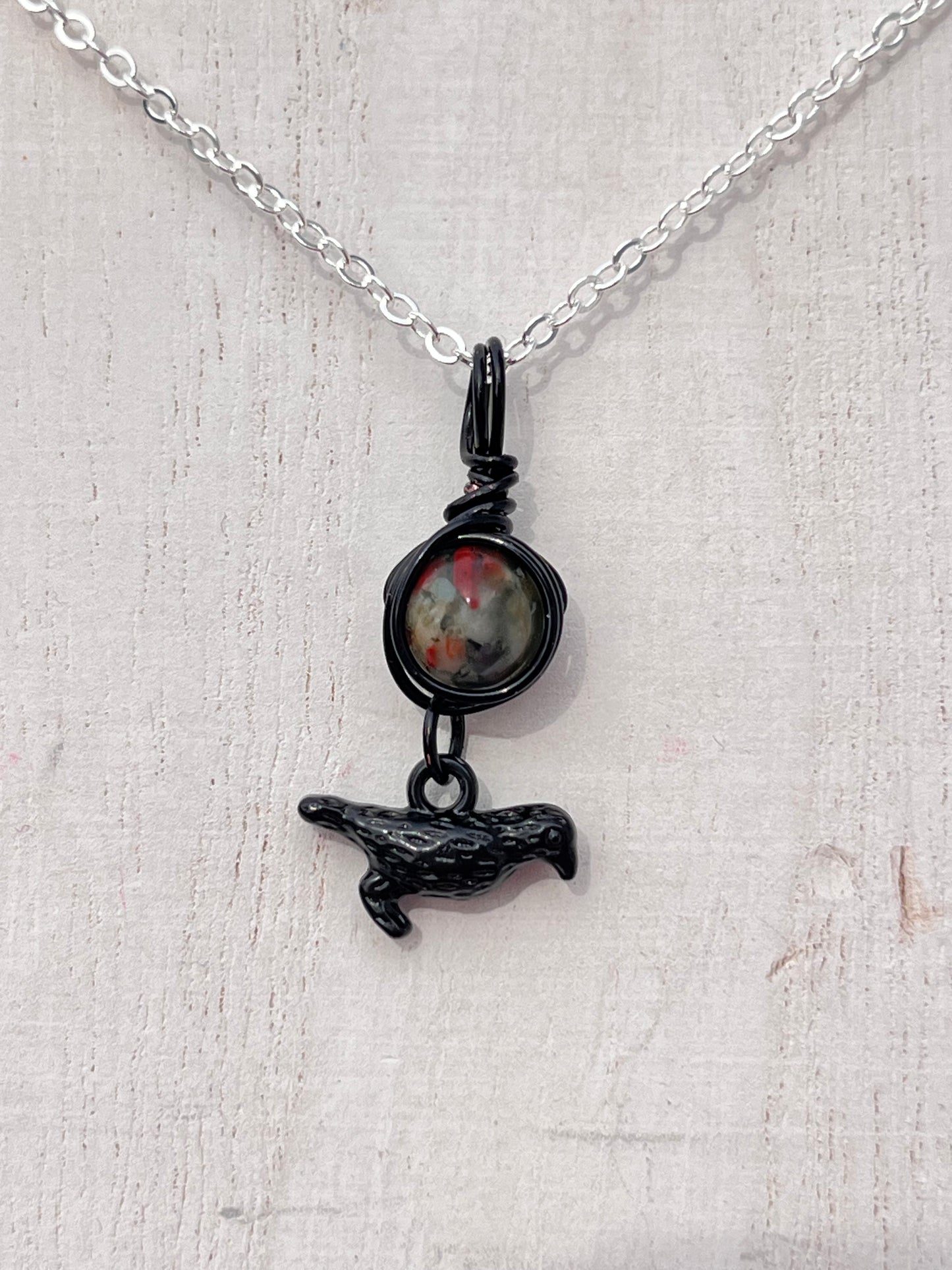 The Morrigan Devotional Charm – Goddess-Inspired Crystal Necklaces | Altar Talisman | Traveling Altars for Daily Connection & Devotion