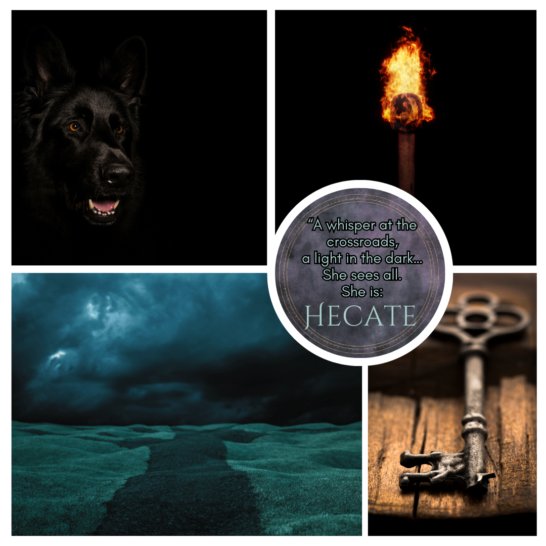 Hecate Devotional Charm – Goddess-Inspired Crystal Necklaces | Altar Talisman | Traveling Altars for Daily Connection & Devotion