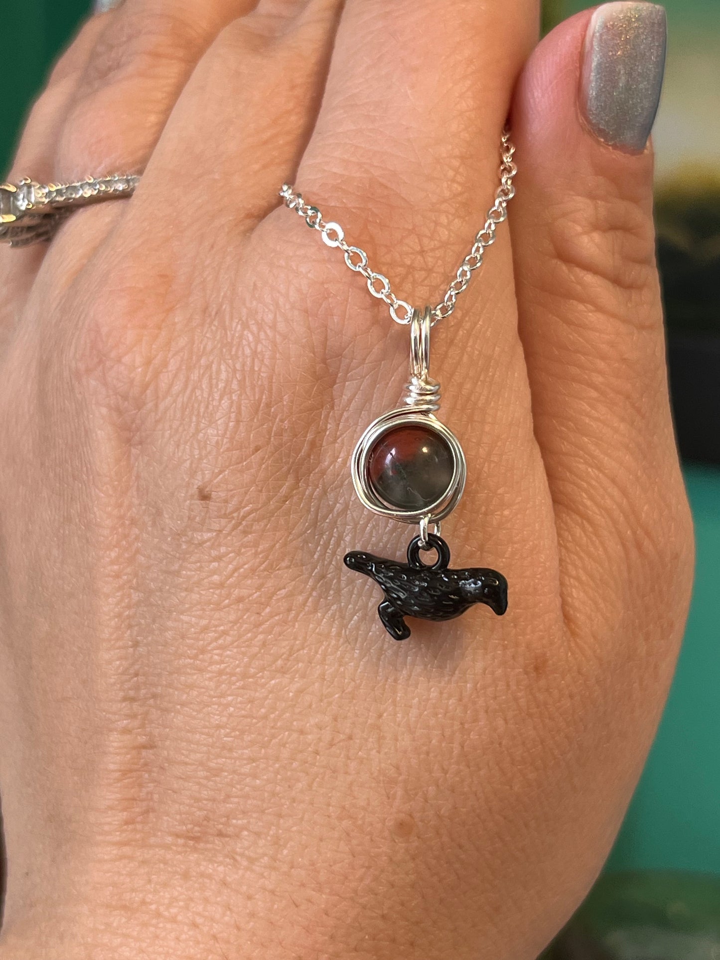 The Morrigan Devotional Charm – Goddess-Inspired Crystal Necklaces | Altar Talisman | Traveling Altars for Daily Connection & Devotion