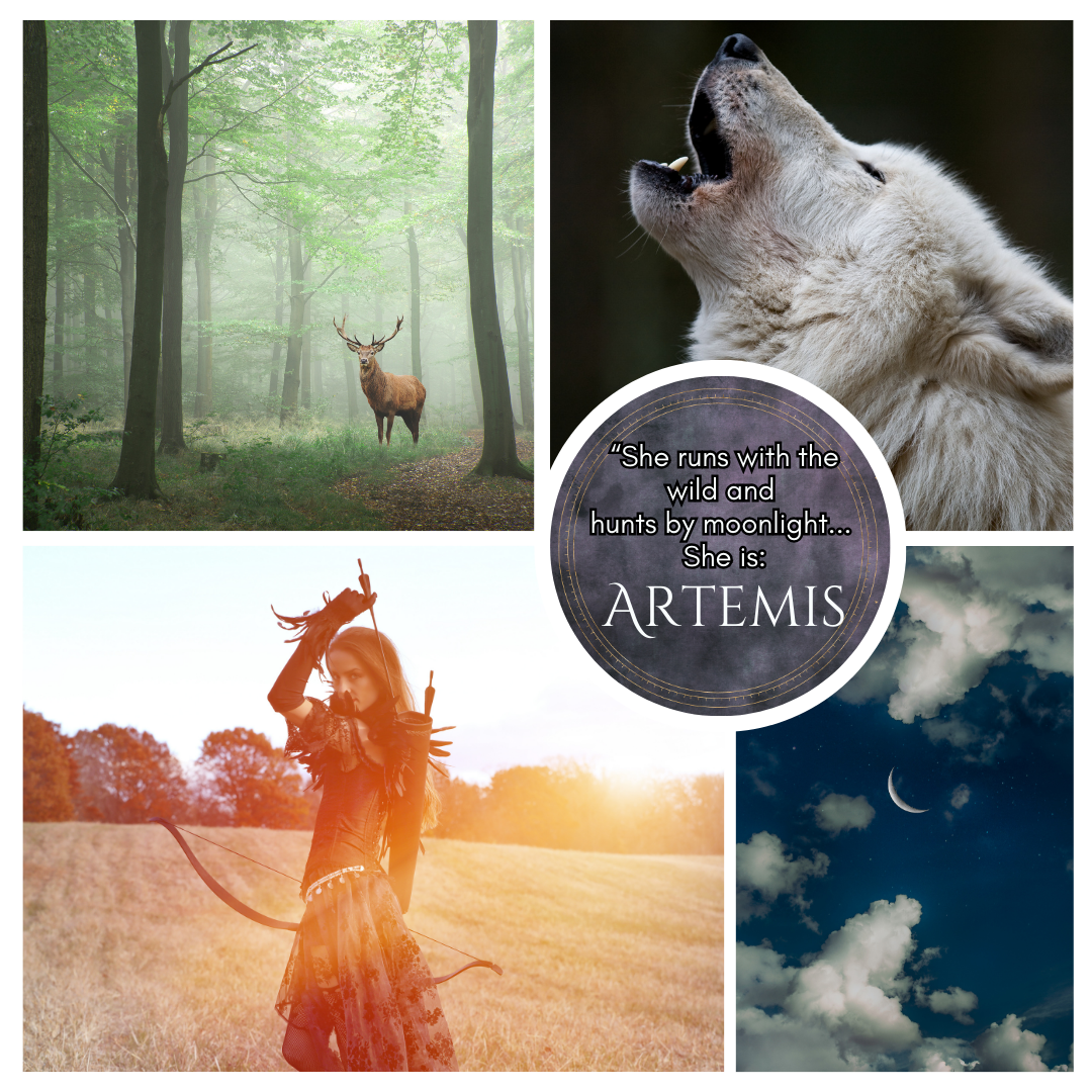 Artemis Devotional Charm – Goddess-Inspired Crystal Necklaces | Altar Talisman | Traveling Altars for Daily Connection & Devotion