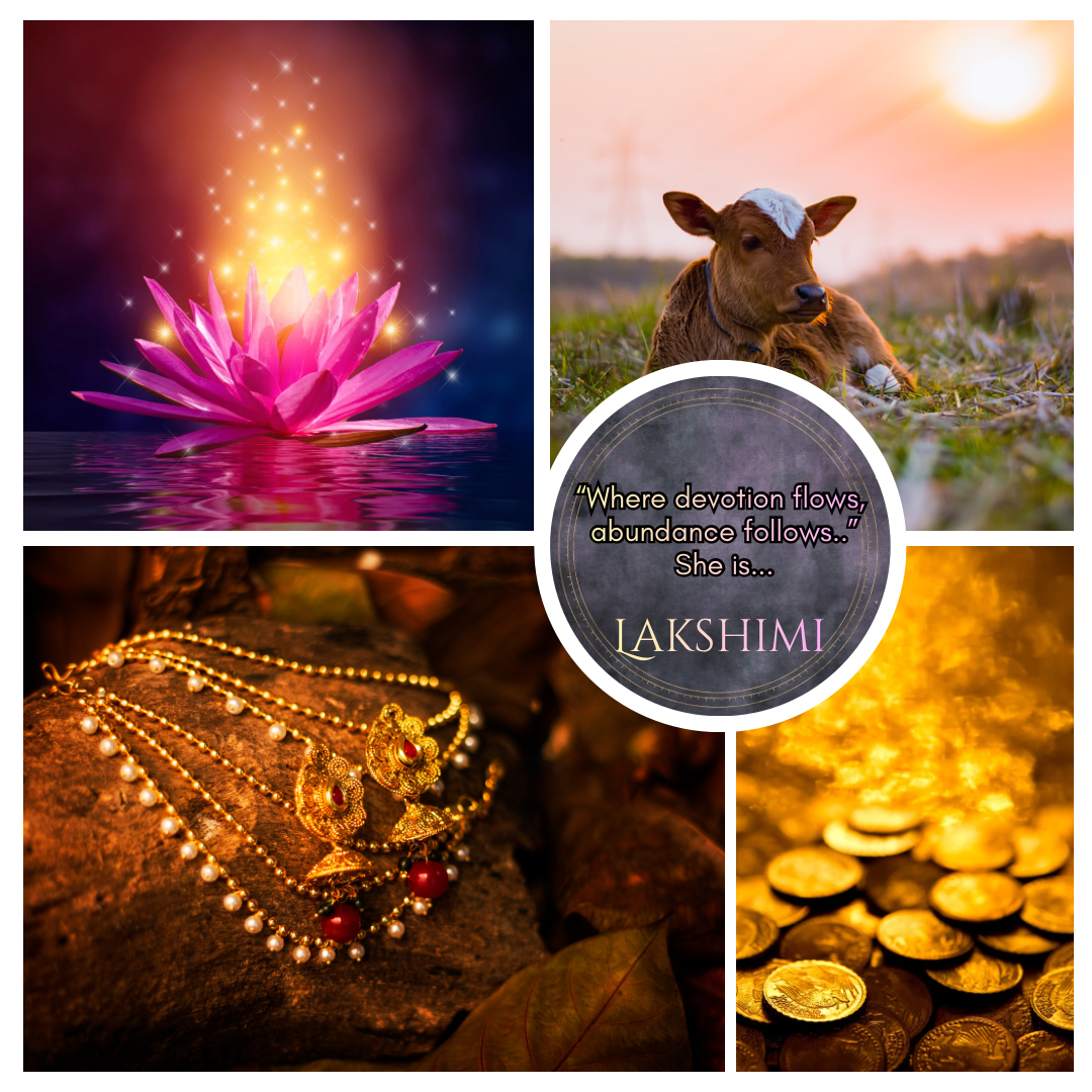 Lakshmi Devotional Charm – Goddess-Inspired Crystal Necklaces | Altar Talisman | Traveling Altars for Daily Connection & Devotion