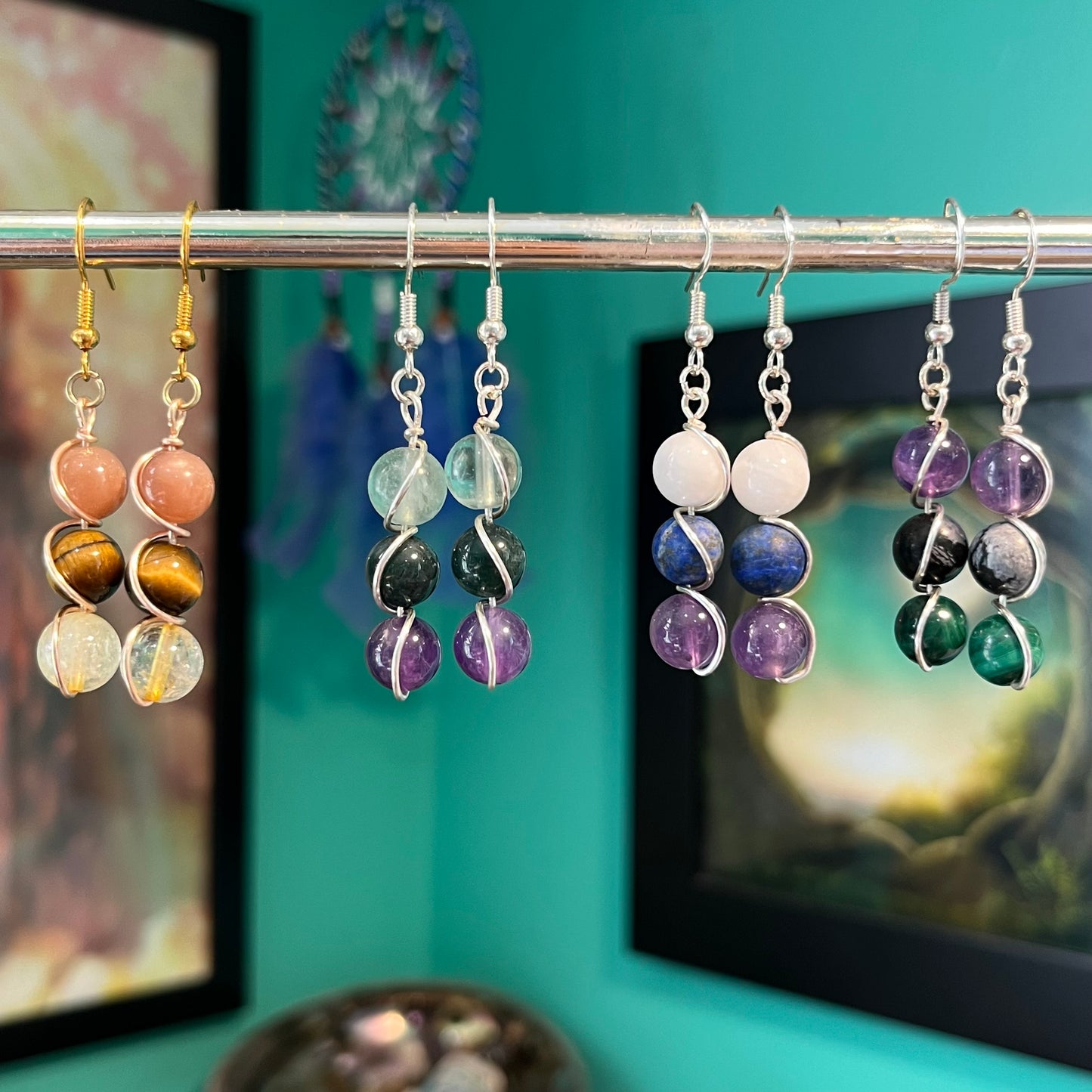 Zodiac Crystal Earrings