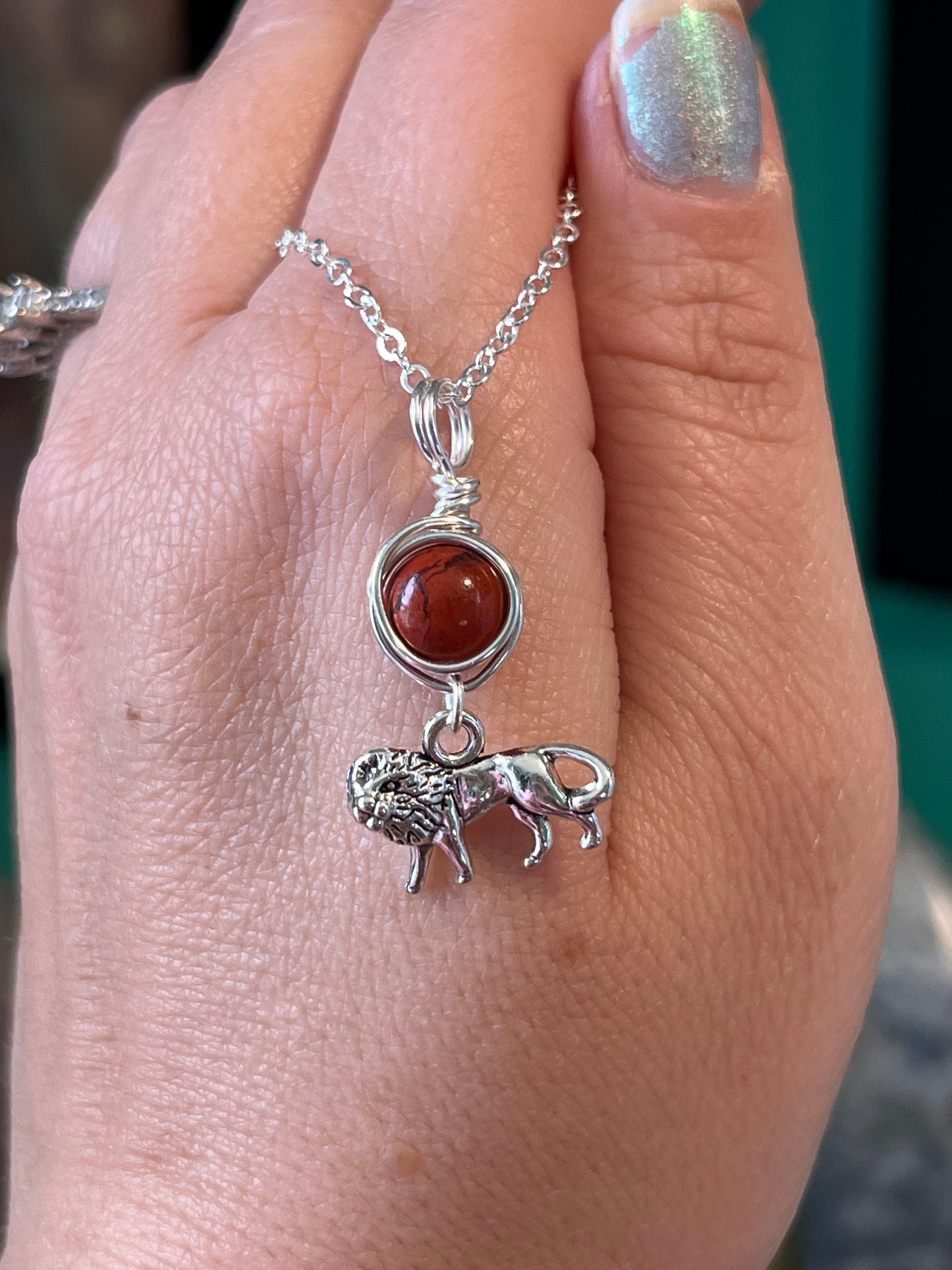 Sekhmet Devotional Charm – Goddess-Inspired Crystal Necklaces | Altar Talisman | Traveling Altars for Daily Connection & Devotion