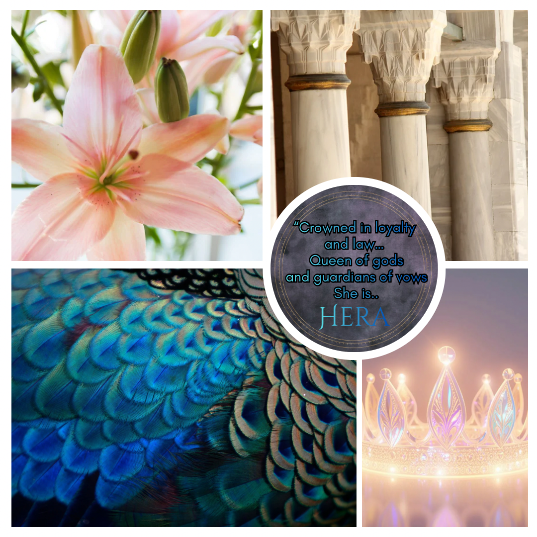 Hera Devotional Charm – Goddess-Inspired Crystal Necklaces | Altar Talisman | Traveling Altars for Daily Connection & Devotion