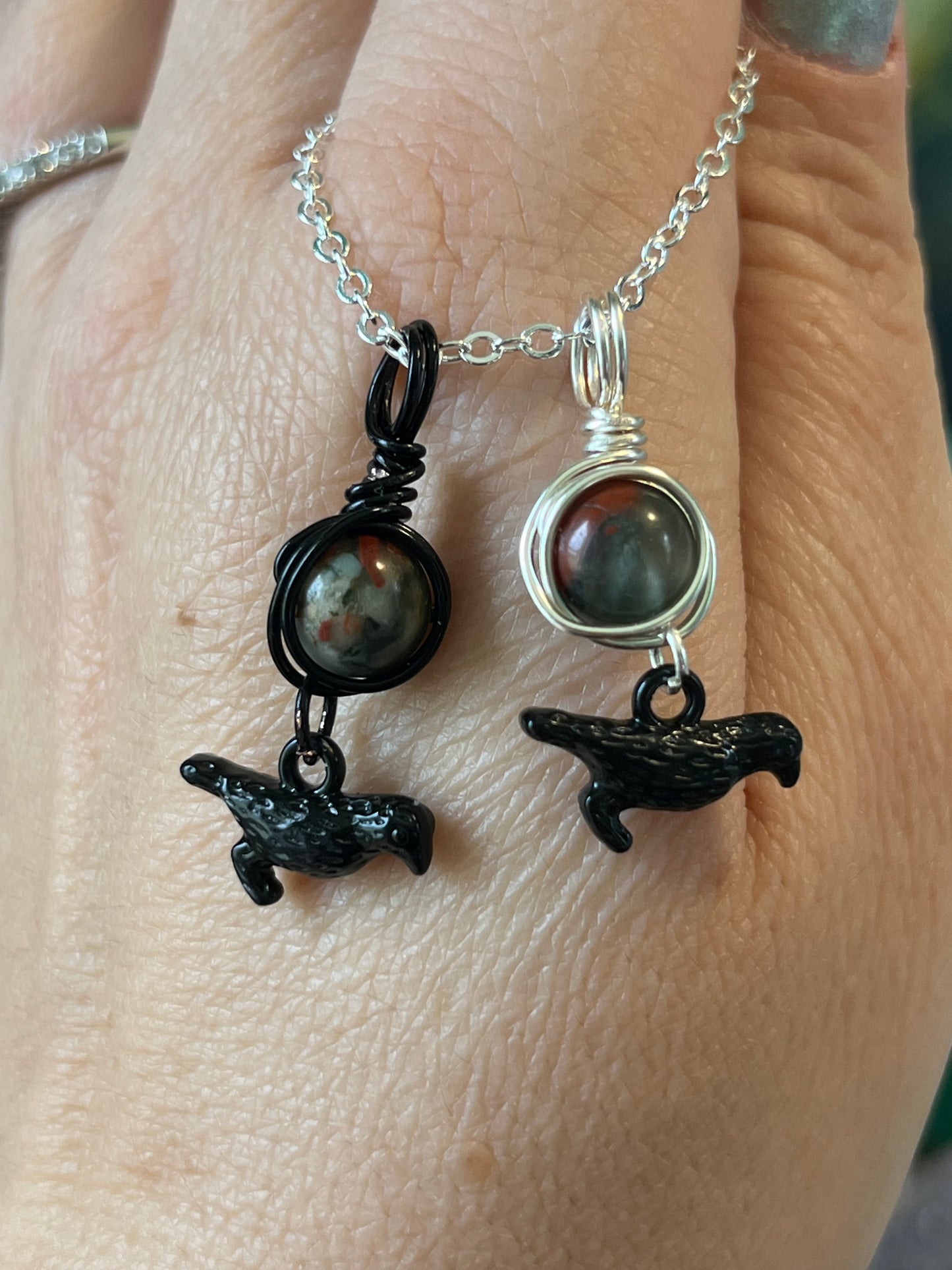 The Morrigan Devotional Charm – Goddess-Inspired Crystal Necklaces | Altar Talisman | Traveling Altars for Daily Connection & Devotion