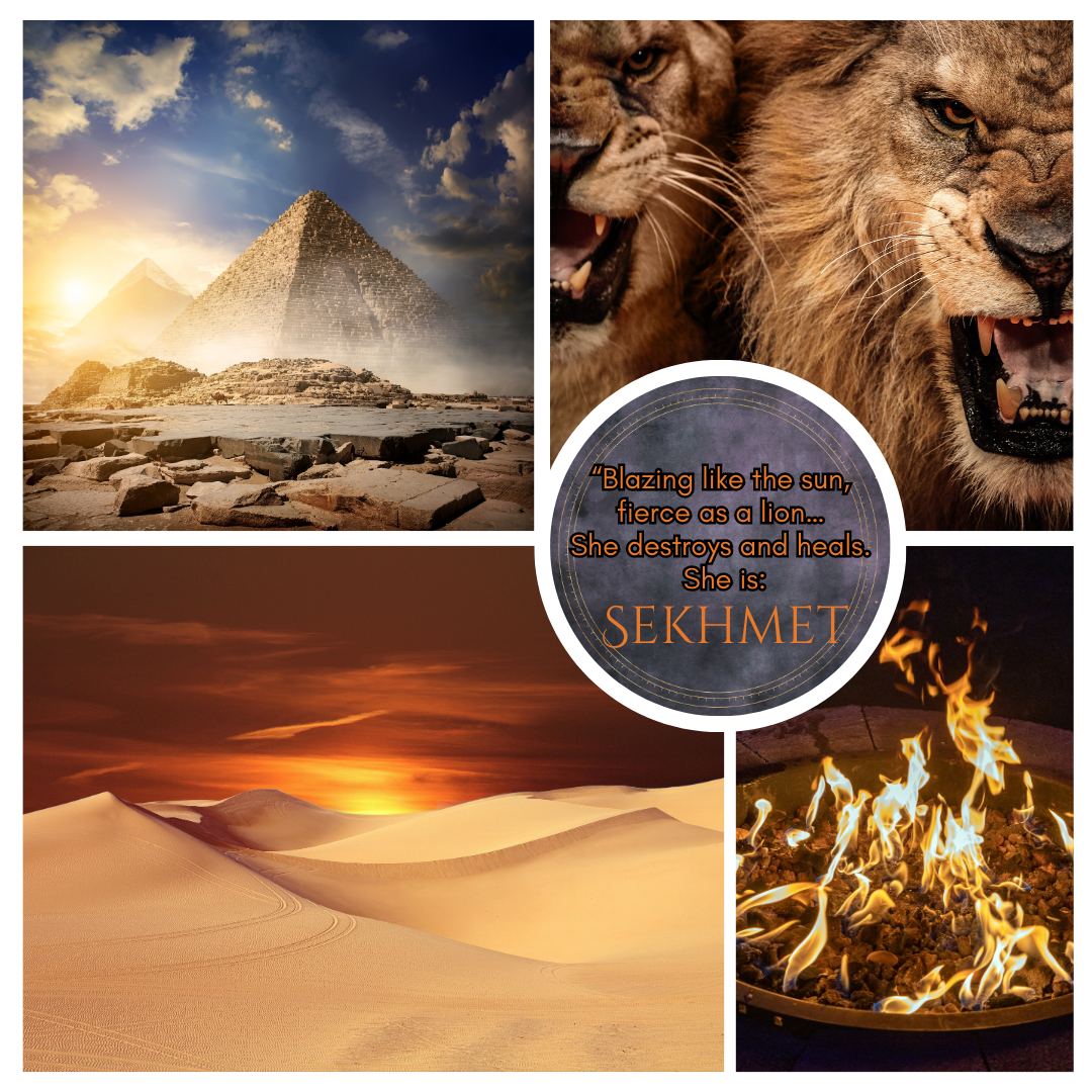 Sekhmet Devotional Charm – Goddess-Inspired Crystal Necklaces | Altar Talisman | Traveling Altars for Daily Connection & Devotion