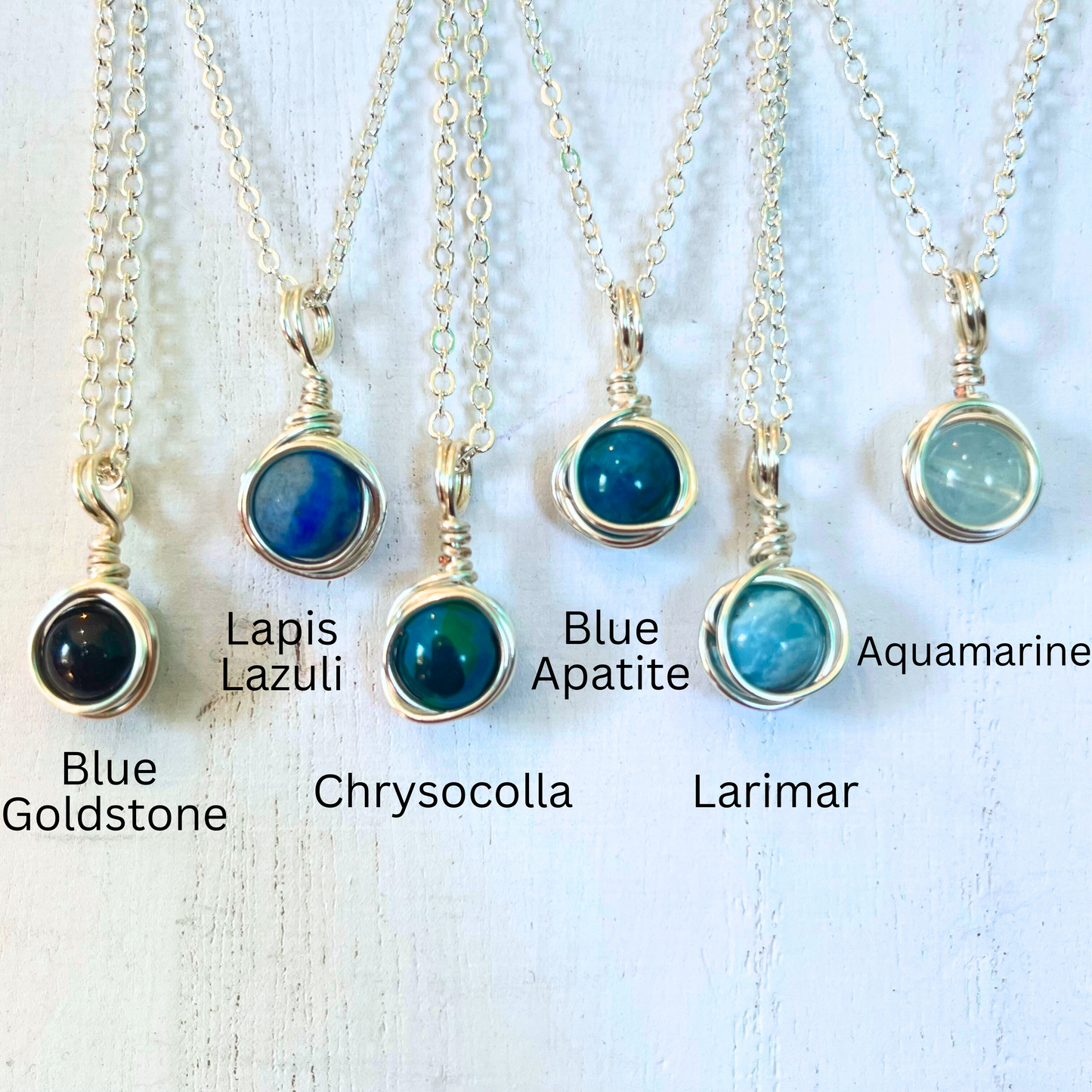 Crystal Drop Necklace ~ Minimalist Crystal Necklace ~ Fidget Necklace