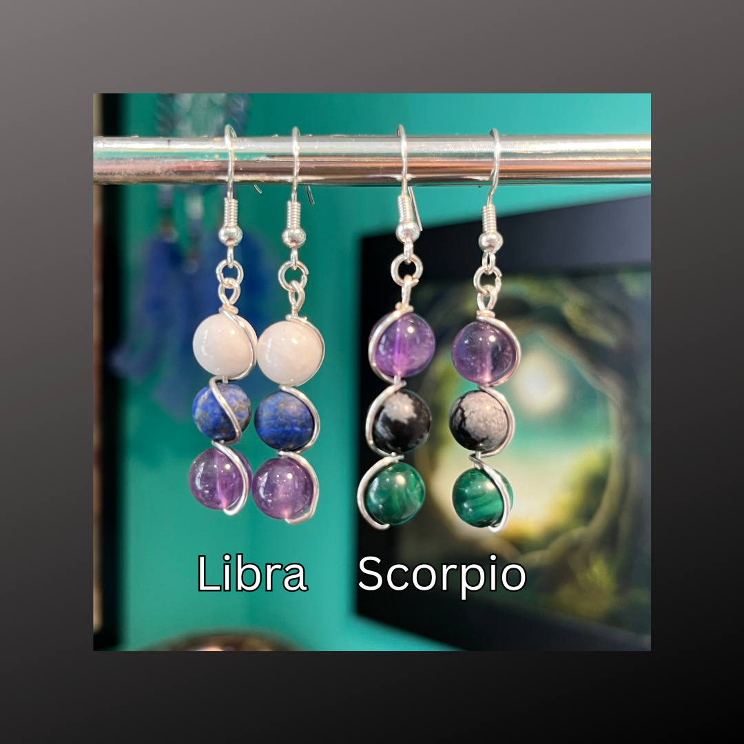 Zodiac Crystal Earrings