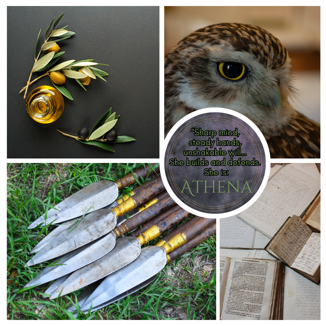 Athena Devotional Charm – Goddess-Inspired Crystal Necklaces | Altar Talisman | Traveling Altars for Daily Connection & Devotion