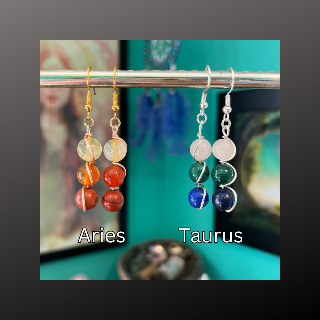 Zodiac Crystal Earrings