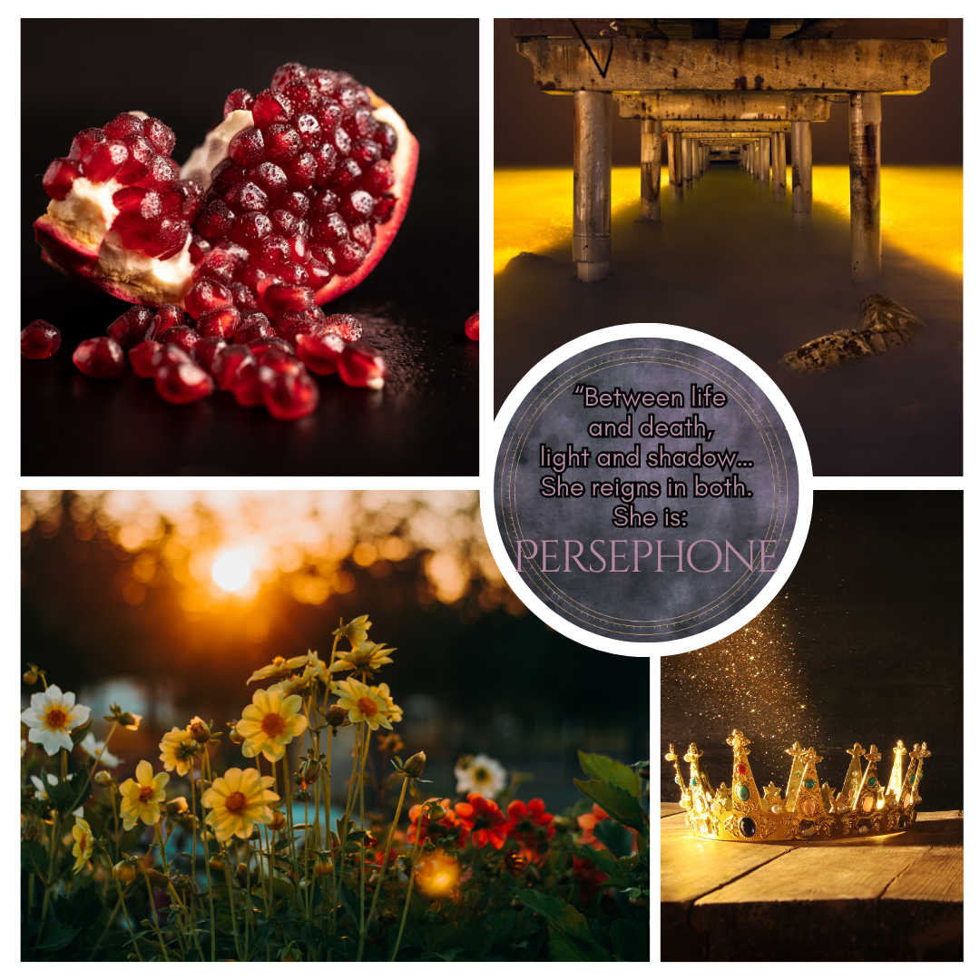 Persephone Devotional Charm – Goddess-Inspired Crystal Necklaces | Altar Talisman | Traveling Altars for Daily Connection & Devotion