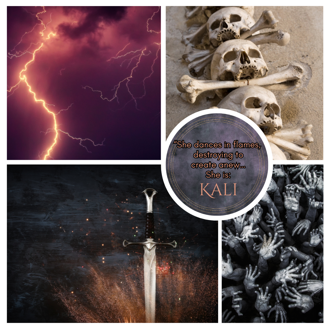 Kali Devotional Charm – Goddess-Inspired Crystal Necklaces | Altar Talisman | Traveling Altars for Daily Connection & Devotion