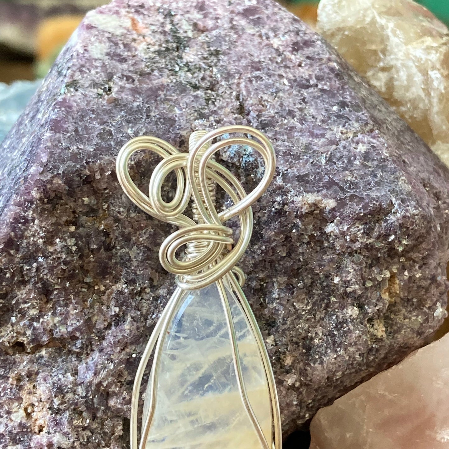 wire wrapped crystal