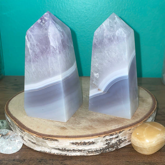 Amethyst Agate Tower