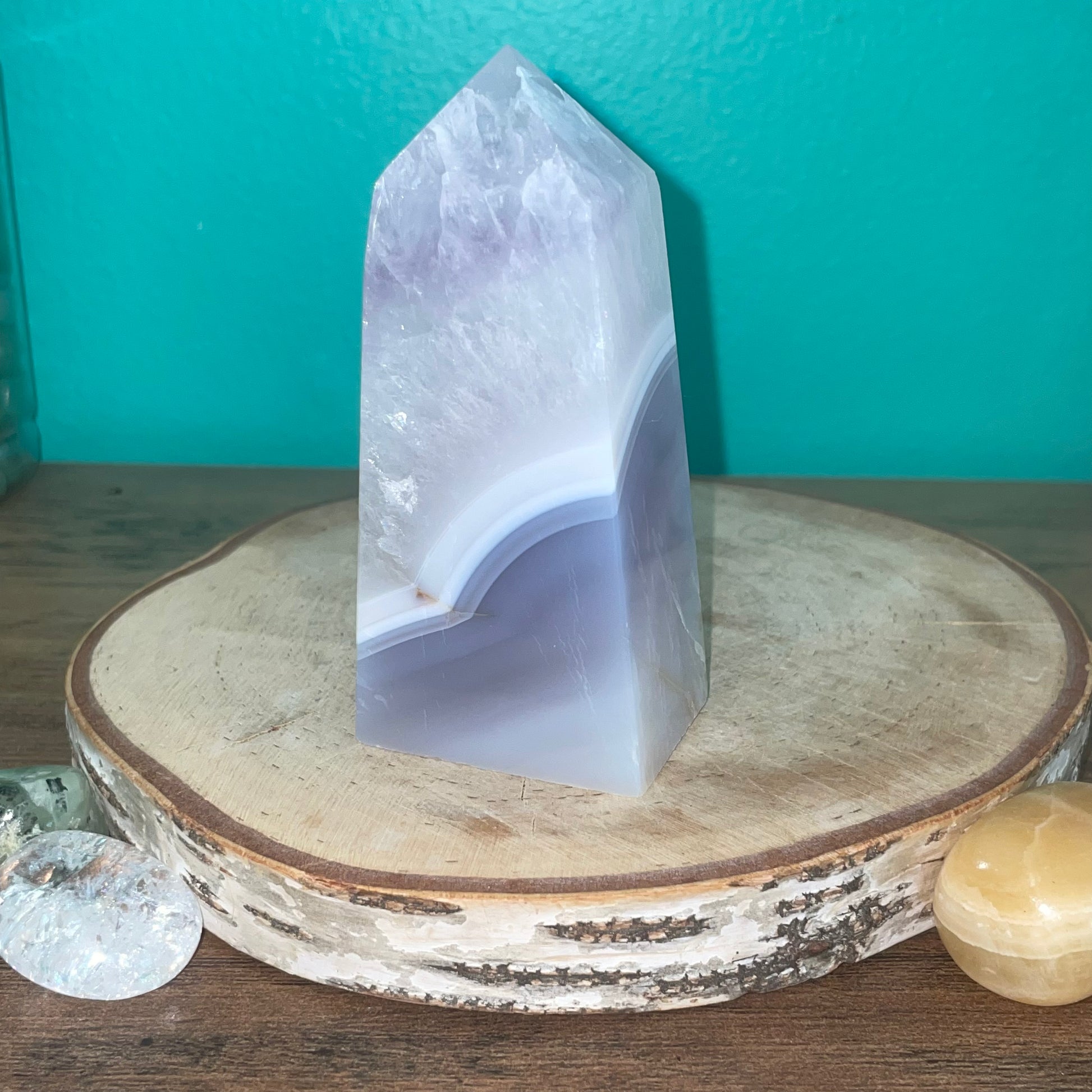Amethyst Agate Tower