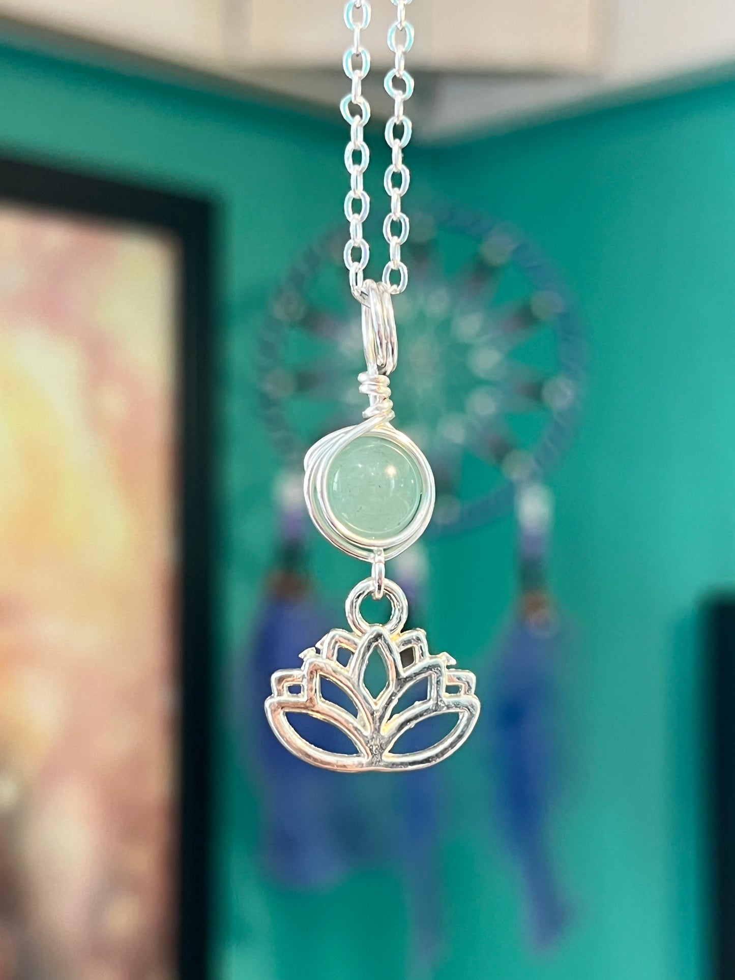 Lakshmi Devotional Charm – Goddess-Inspired Crystal Necklaces | Altar Talisman | Traveling Altars for Daily Connection & Devotion