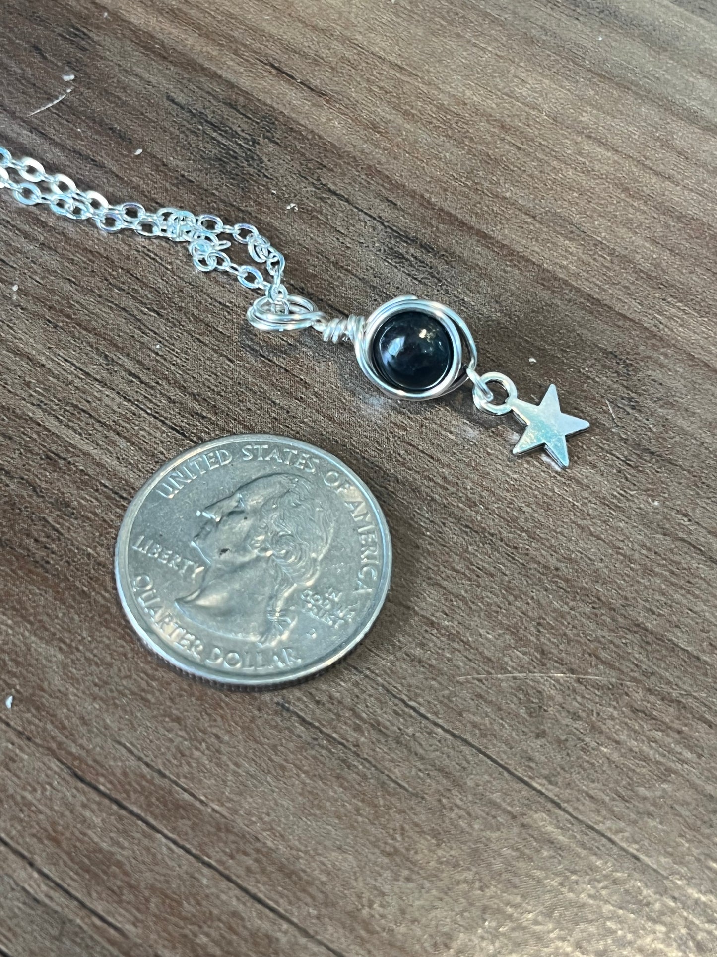 Nyx Devotional Charm – Goddess-Inspired Crystal Necklaces | Altar Talisman | Traveling Altars for Daily Connection & Devotion