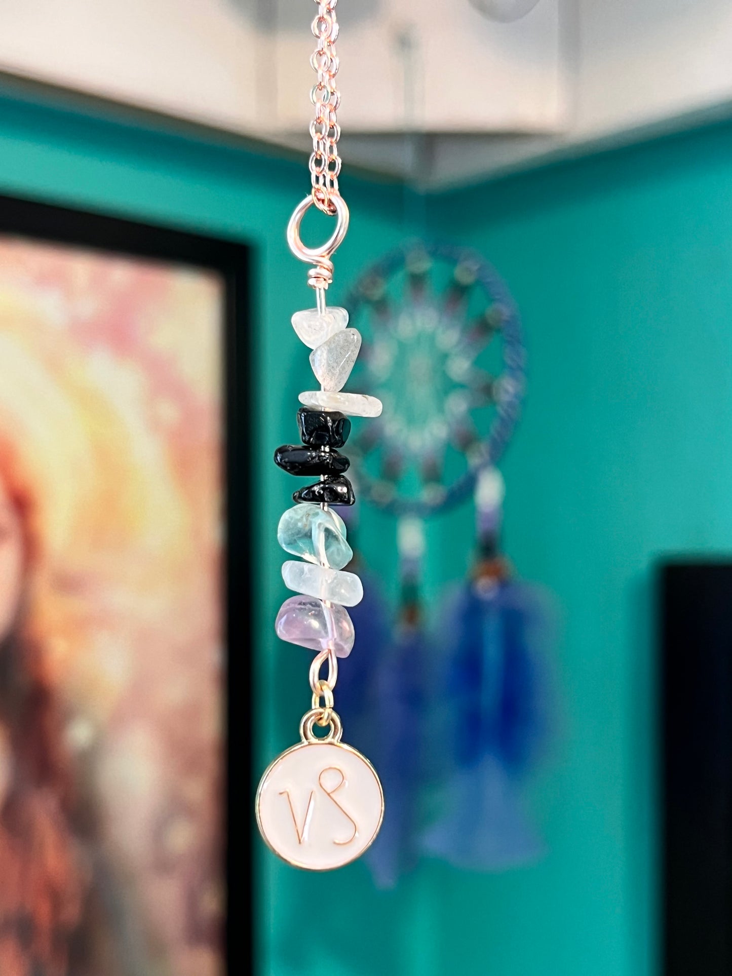 Capricorn Crystal Necklace I Handmade Wire Wrapped Zodiac Jewelry I Crystals for Capricorn