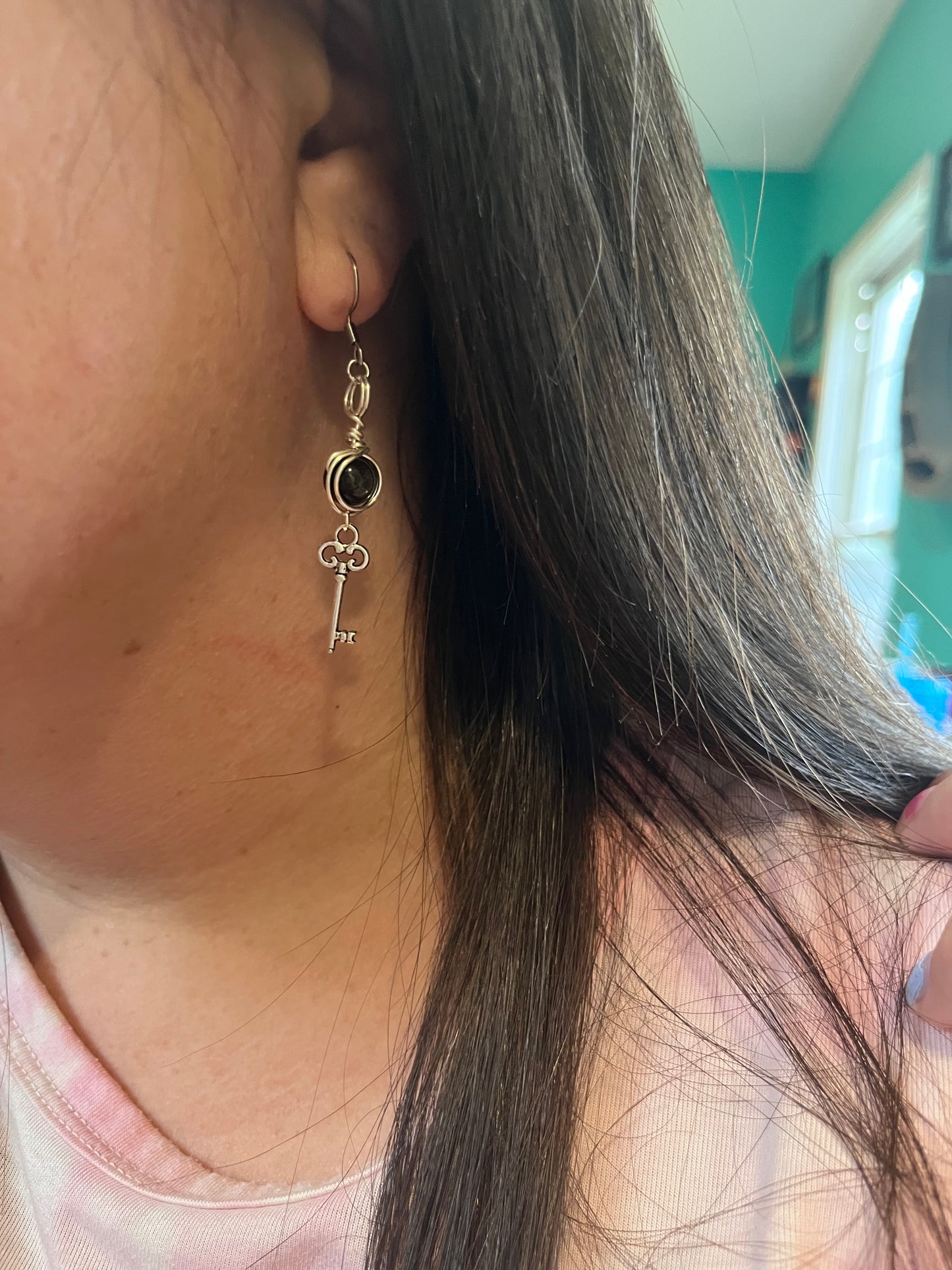 Hecate Goddess Earrings – Devotional Crystal & Charm Jewelry – Hypoallergenic Witchy Earrings