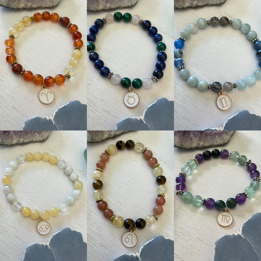 Zodiac Crystal Bracelet