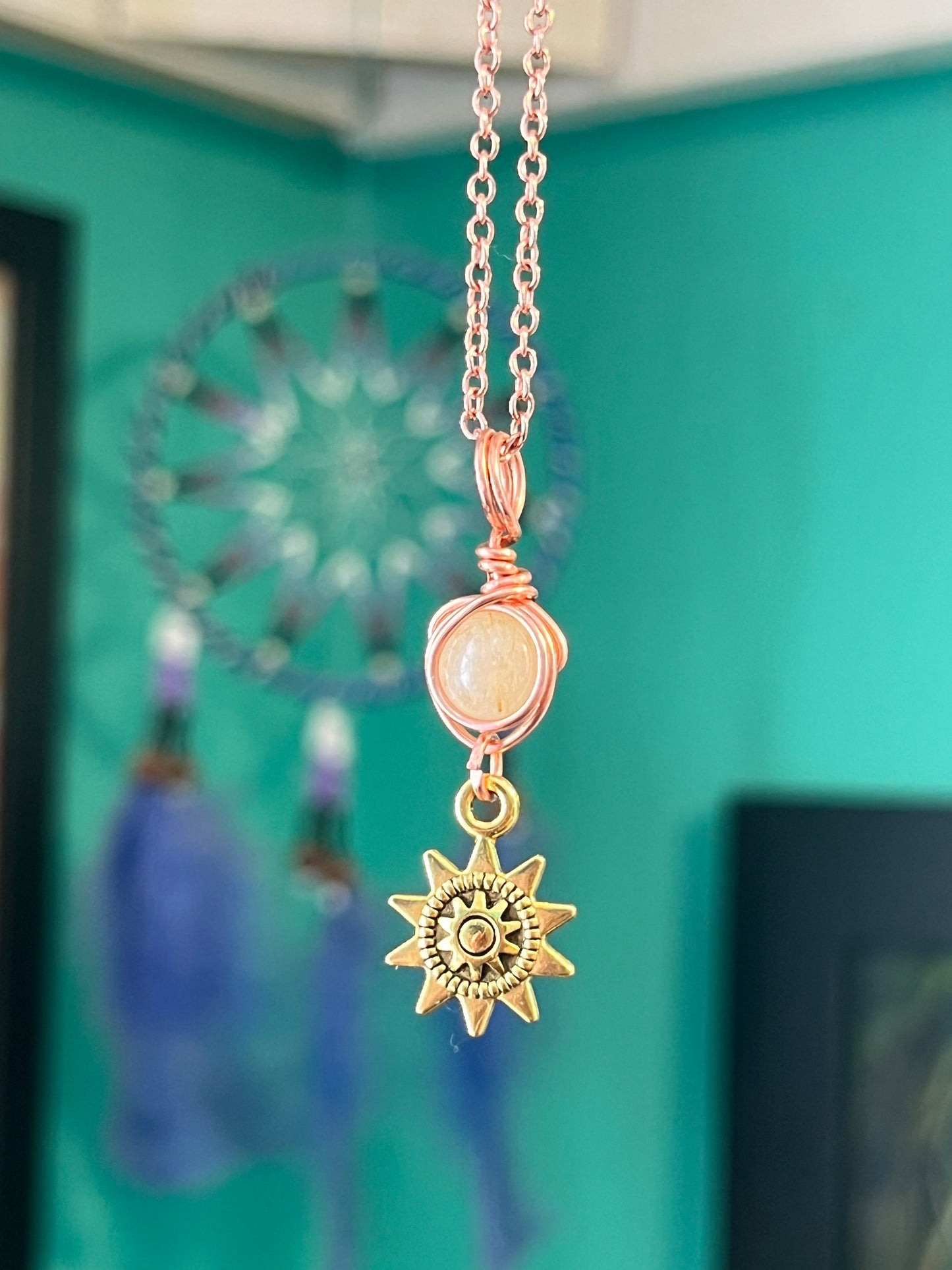 Amaterasu Devotional Charm – Goddess-Inspired Crystal Necklaces | Altar Talisman | Traveling Altars for Daily Connection & Devotion