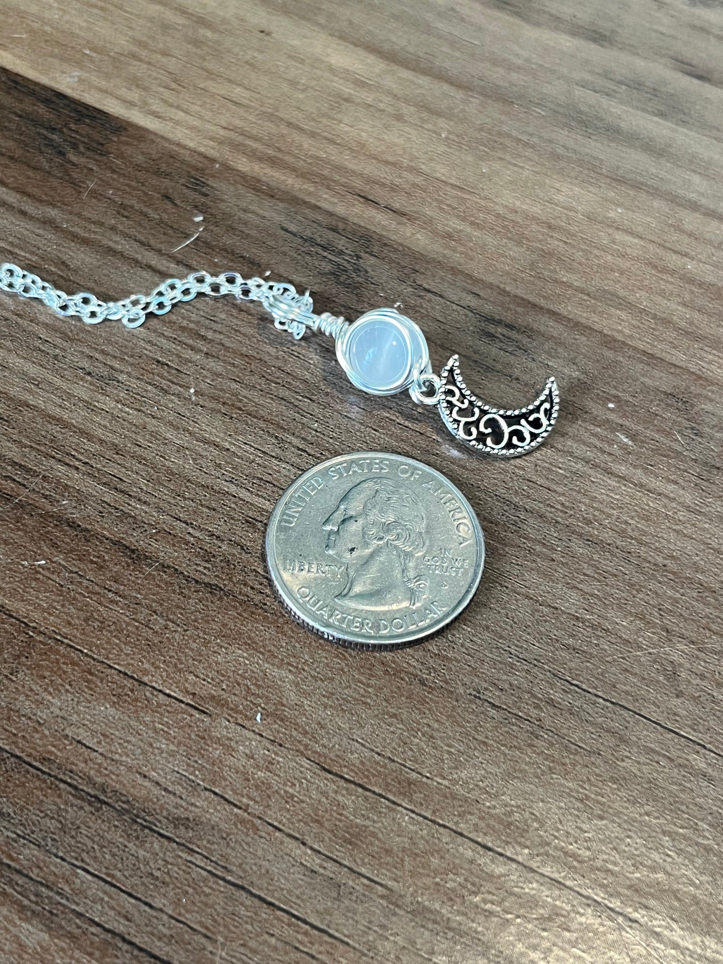 Selene Devotional Charm – Goddess-Inspired Crystal Necklaces | Altar Talisman | Traveling Altars for Daily Connection & Devotion