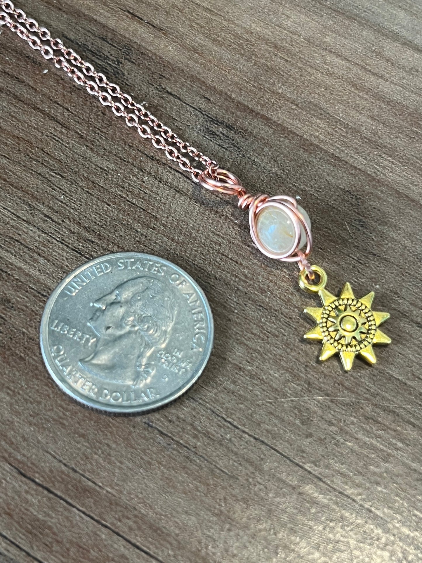 Amaterasu Devotional Charm – Goddess-Inspired Crystal Necklaces | Altar Talisman | Traveling Altars for Daily Connection & Devotion