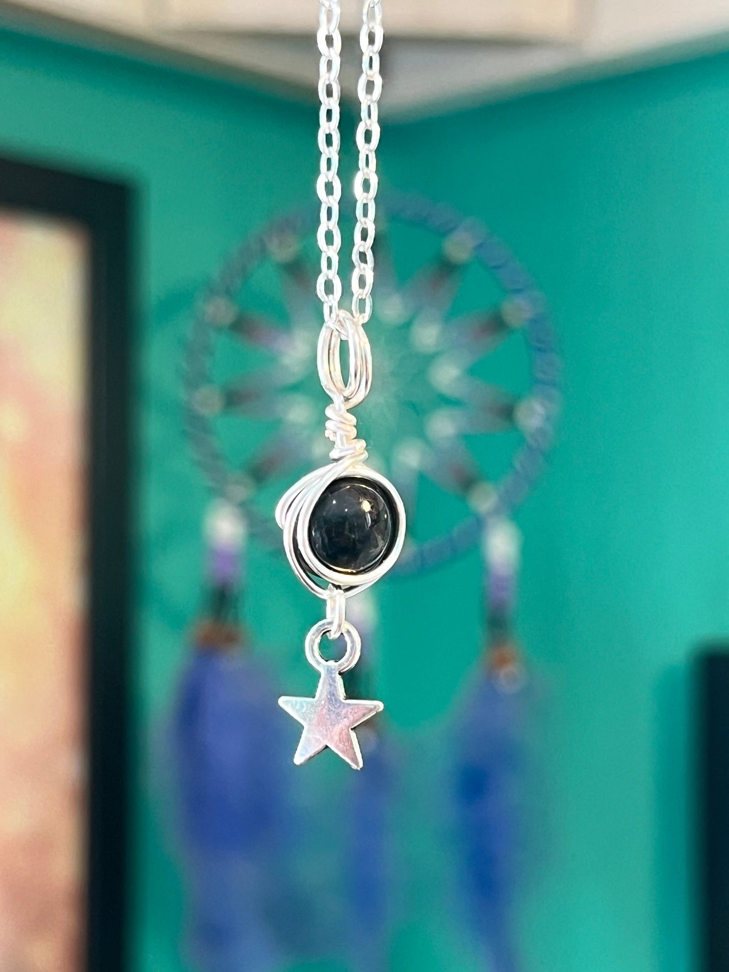 Nyx Devotional Charm – Goddess-Inspired Crystal Necklaces | Altar Talisman | Traveling Altars for Daily Connection & Devotion